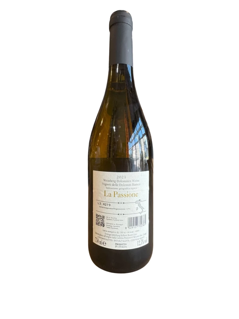 La Passione - Vigneti delle Dolomiti Bianco IGT 2024