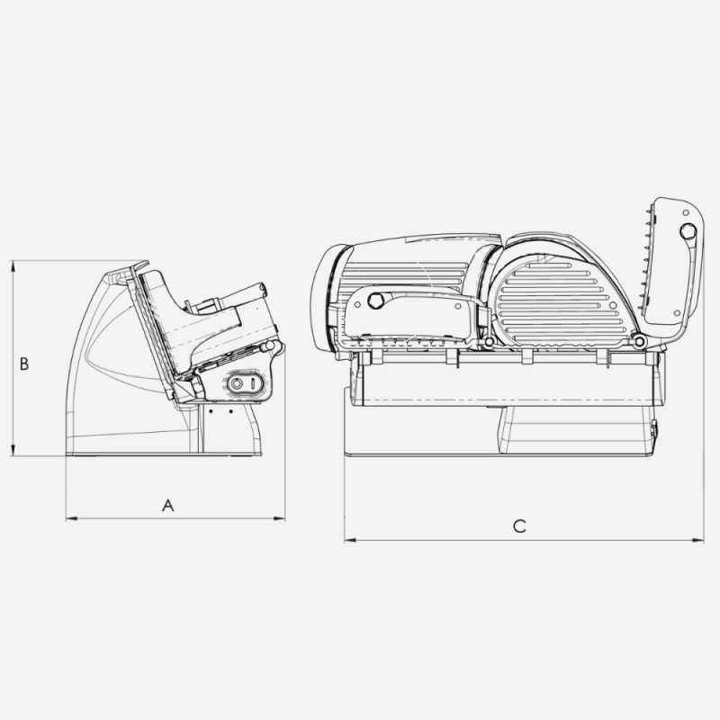 HOME LINE 200 PLUS MATTE SCHWARZ SCHNEIDEMASCHINE