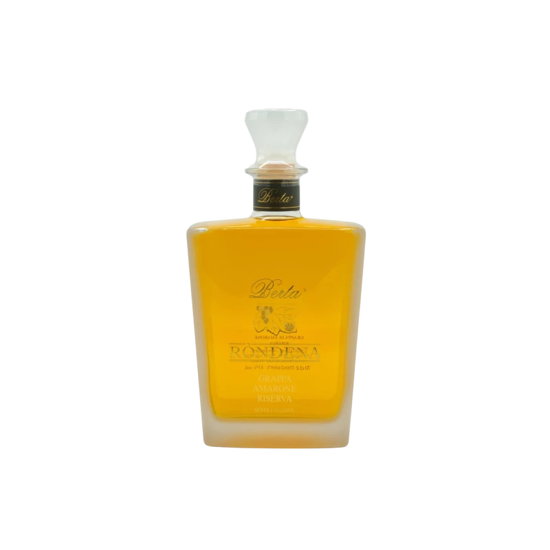 Rondena Grappa di Amarone Riserva mit Holzkiste