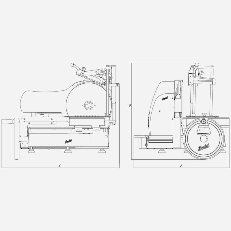 B116 A BLACK Schwungradmaschine automatische