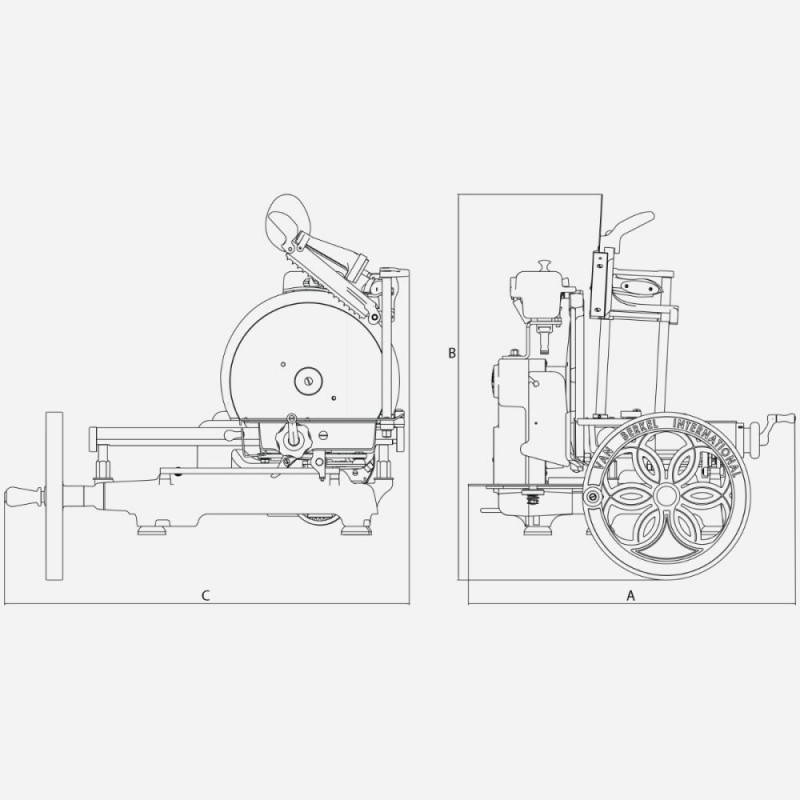 B114 BLACK SCHWUNGRADMASCHINE